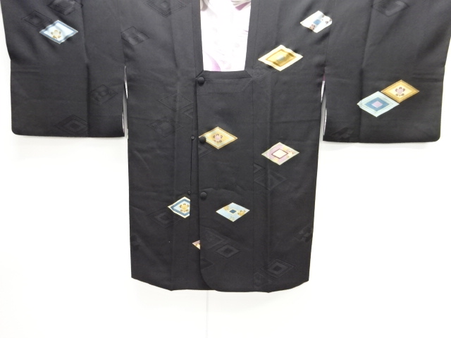 菱に橘模様道行コート